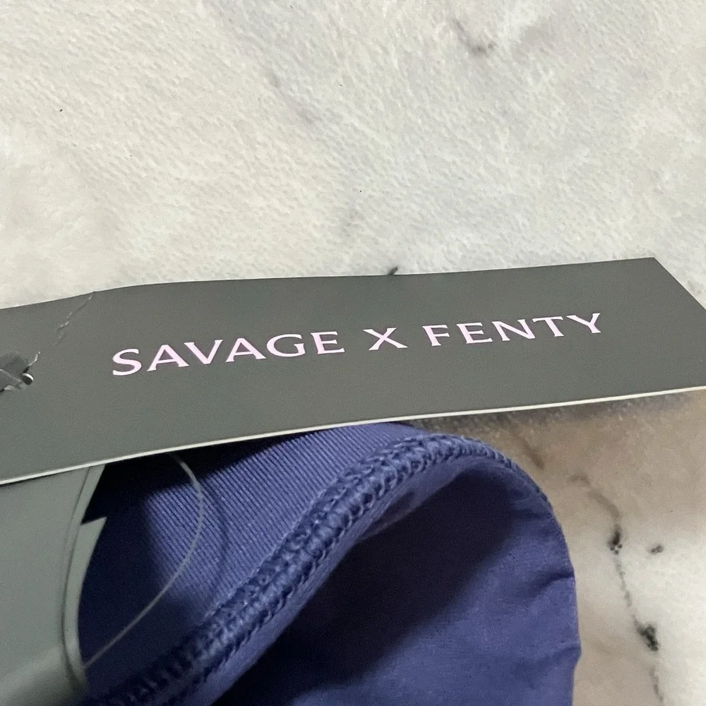 Savage X‎ Fenty Base Boxer Briefs Mens Size XXL Cosmic Blue Soft Comfort